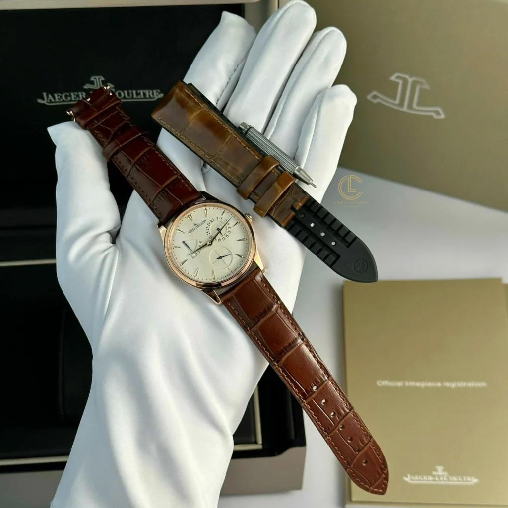 Jaeger-Lecoultre Master Control Ultra Thin Power Reserve Q1372520 39mm White Dial Rose Gold